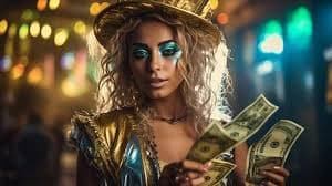 Money Train deposit confirmation screen with QRIS and payment options